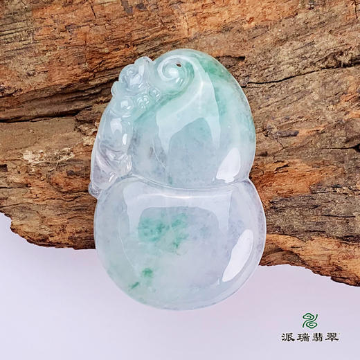 派瑞翡翠 翡翠挂件 糯种 飘花 商品图0