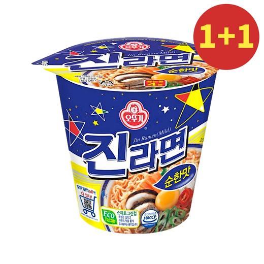 【1+1】오뚜기 진라면순한맛컵소65g 商品图0