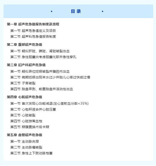 现货 超声危急值管理手册 姜玉新 李建初 危急疾病的标准化检查流程和诊断超声危急值报告制度及流程 人民卫生出版社9787117333559 商品图3