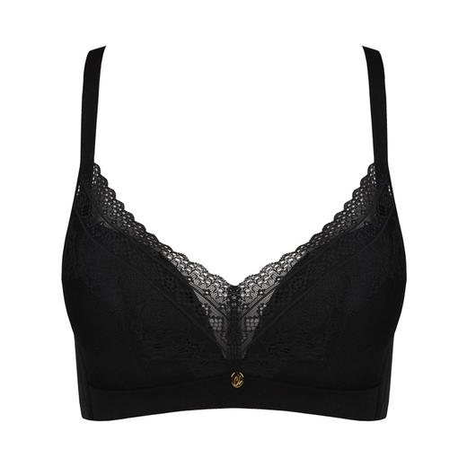 都市丽人聚拢升杯聚拢杯B杯常规内衣蕾丝中厚3/4杯文胸三排扣无钢圈YB25A6 商品图4