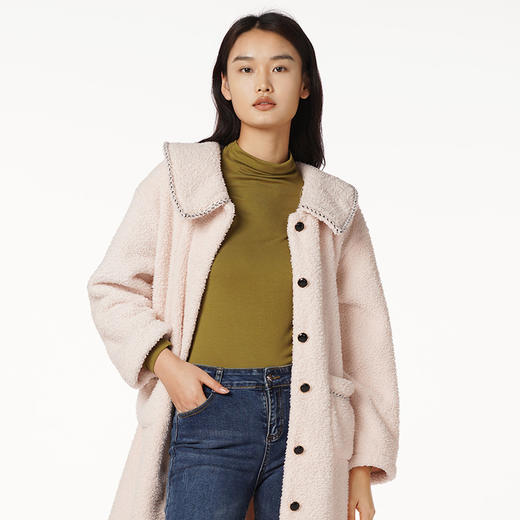 都市丽人生活家居女士法兰绒单件袍珍贝绒厚家居服单件袍睡衣LH27A3 商品图0