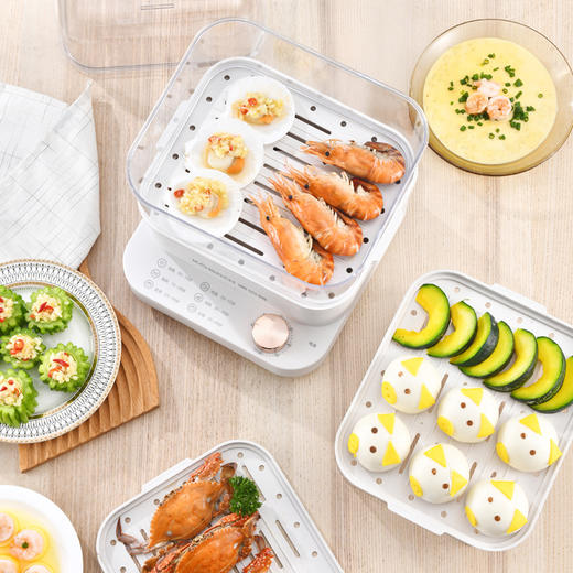 【东辉专享福利】康巴赫电蒸箱三层多功能电蒸笼 商品图2