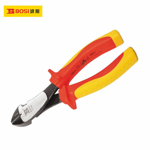 波斯VDE绝缘耐压斜嘴钳7寸 BS199127 商品图0