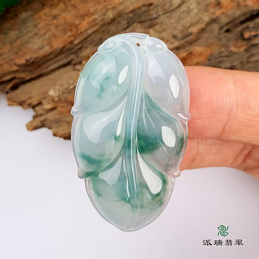派瑞翡翠 翡翠挂件 糯种 飘花 商品图2