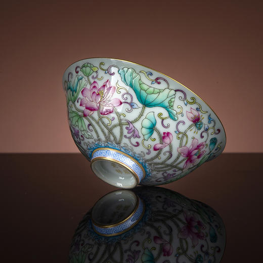 珐琅彩荷花斗笠杯 商品图2