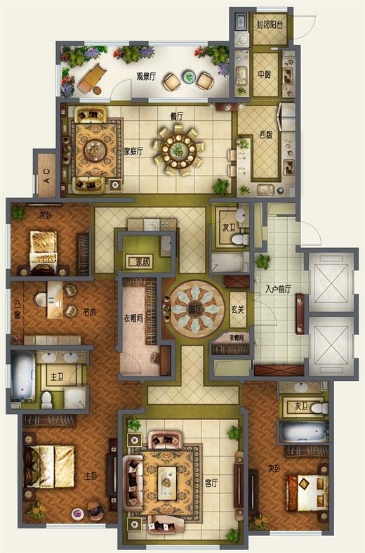 房子布局简评(自备平面图，写清座标) 商品图0