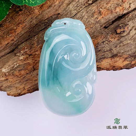派瑞翡翠 翡翠挂件 糯种 飘花 商品图1