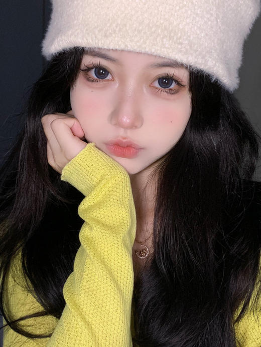 年抛 EallaGirl 雾面奶蓝 14.5  B37 着色13.8-13.9 深蓝 商品图7