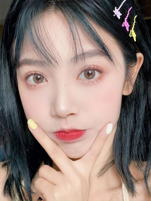 <月抛大直径>Lillilly-栗子烧14.5mm【月抛0-1000度 含525/575】【缺货度数250/300/325/400缺】 商品图4