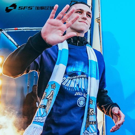 SFS彪马PUMA正品21/22曼城夺冠T球员同款纪念衫T恤773778-01 商品图2