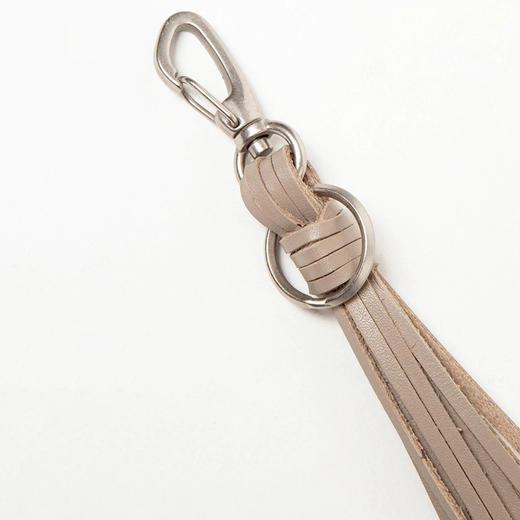 hobo KEY RING COW LEATHER 天然植鞣革牛皮流苏钥匙扣皮具挂件 商品图3