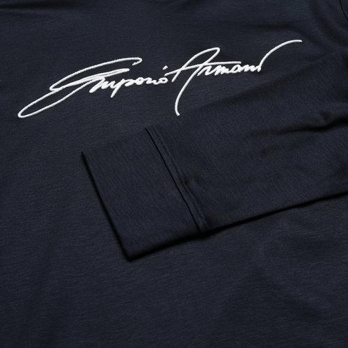 Emporio Armani/安普里奥阿玛尼 男卫衣 男士粘胶纤维连帽长袖卫衣运动衫 6H1MC2 1JSGZ 商品图4