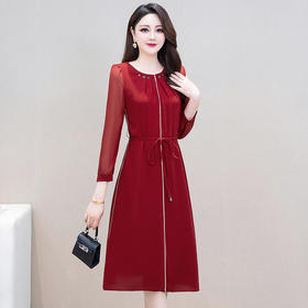 YWE XQD222B08大码连衣裙中长款气质时尚裙