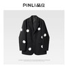 PINLI品立男装贴布绣休闲小西装西服外套B203106622 商品缩略图1