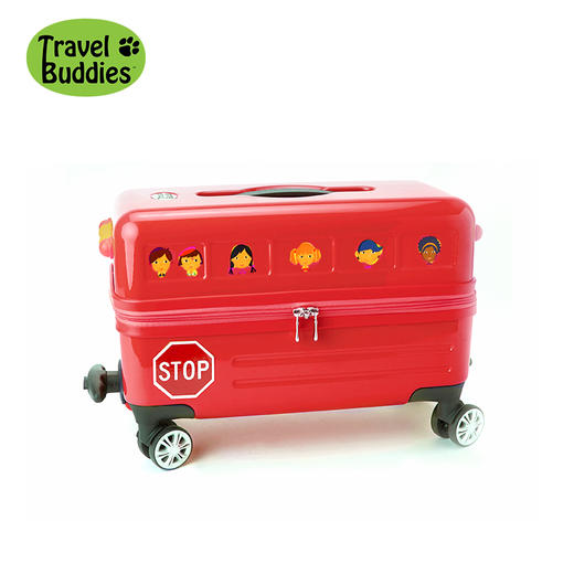 美国travel buddies儿童拉杆箱宝宝可坐可骑时尚万向轮静音行李箱17寸 商品图2