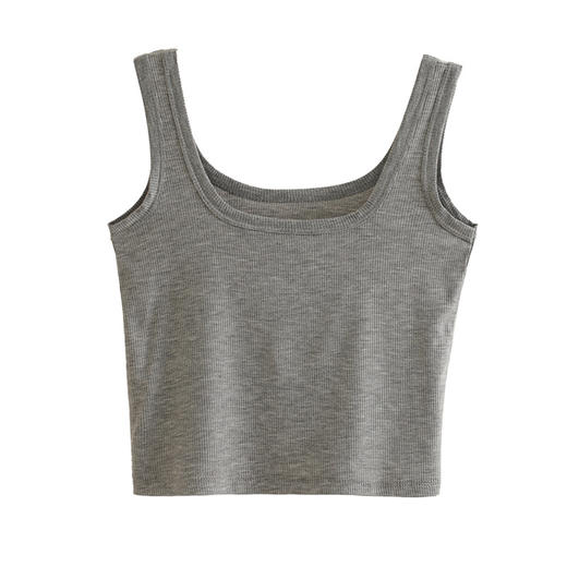 运动背心女夏吊带内搭修身高弹力短款漏脐小背心外穿无袖打底衫 商品图4