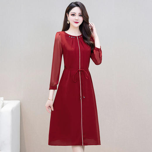 YWE XQD222B08大码连衣裙中长款气质时尚裙 商品图2