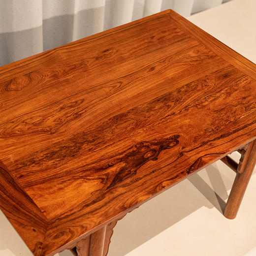 红木夹头榫云纹炕案 商品图2