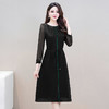 YWE XQD222B08大码连衣裙中长款气质时尚裙 商品缩略图1