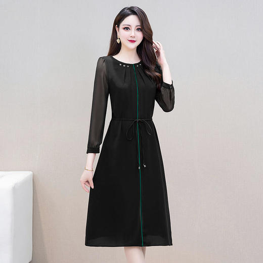 YWE XQD222B08大码连衣裙中长款气质时尚裙 商品图1