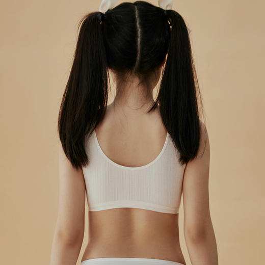都市丽人少女三步优选成长一阶无尺码内衣提花超薄夹棉杯少女文胸无排扣无钢圈BB26A3 商品图2