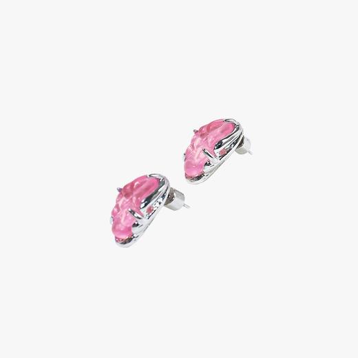 ATELIERSO 22AW果冻系列 果冻包裹翅膀耳钉 樱花粉 商品图1
