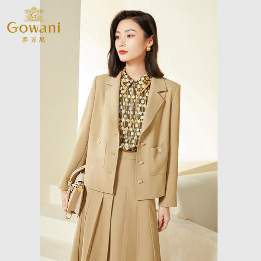 乔万尼春装新款西装女减龄初春小个子高级感EF3B828 商品图1