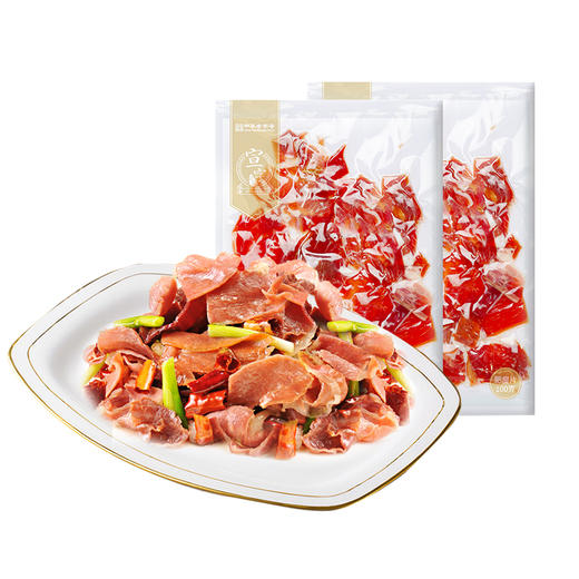 宣威火腿集团 火腿肥瘦片100g*2袋  2年发酵火腿切片云南特产 商品图4