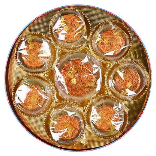 莲香楼经典 | 七星伴月月饼礼盒（250g*1+110g*7）8粒装 商品图1