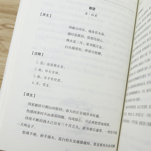 中国美古诗词 中国古诗词诗词大会精选诗词歌赋书籍古诗诗经 商品图2