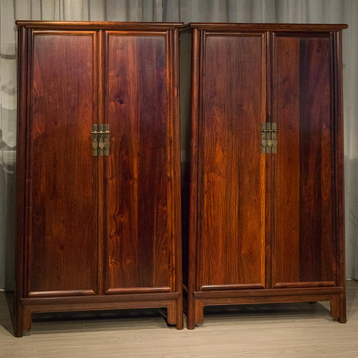 红木圆角柜（一对） 商品图4