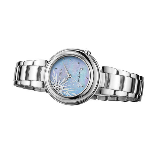 西铁城/CITIZEN冰雪奇缘迪士尼IP联名款光动能时尚女表EM0580-58N 商品图6