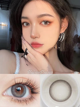 <月抛大直径>Lillilly-安吉雾灰14.5mm【月抛0-1000度 含525/575】