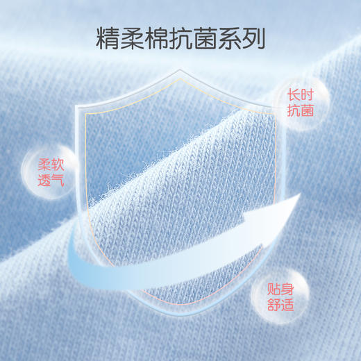 【5A抗菌】英氏儿童平角内裤男童四角打底裤中大童透气不夹PP 商品图3