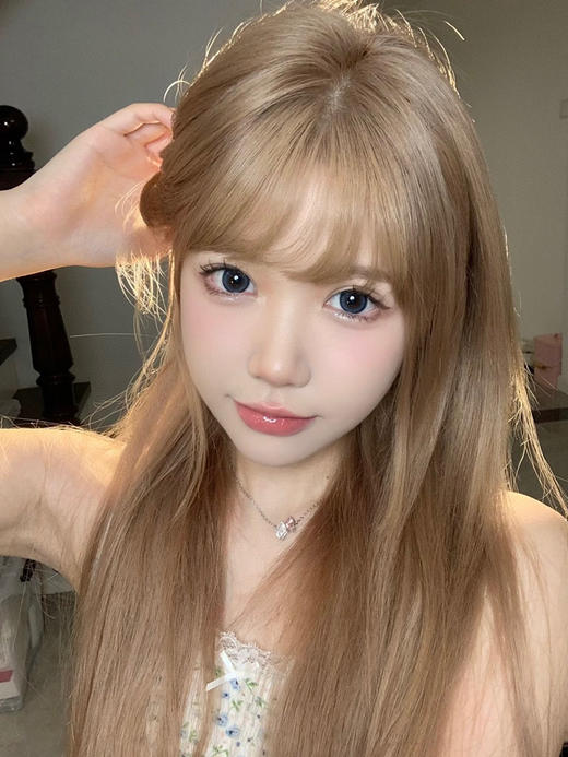 年抛 EallaGirl 雾面奶蓝 14.5  B37 着色13.8-13.9 深蓝 商品图6