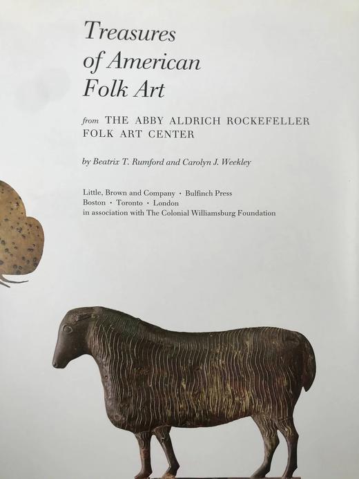 美国民间艺术珍品图集 182幅彩色插图 精装大16开 商品图3