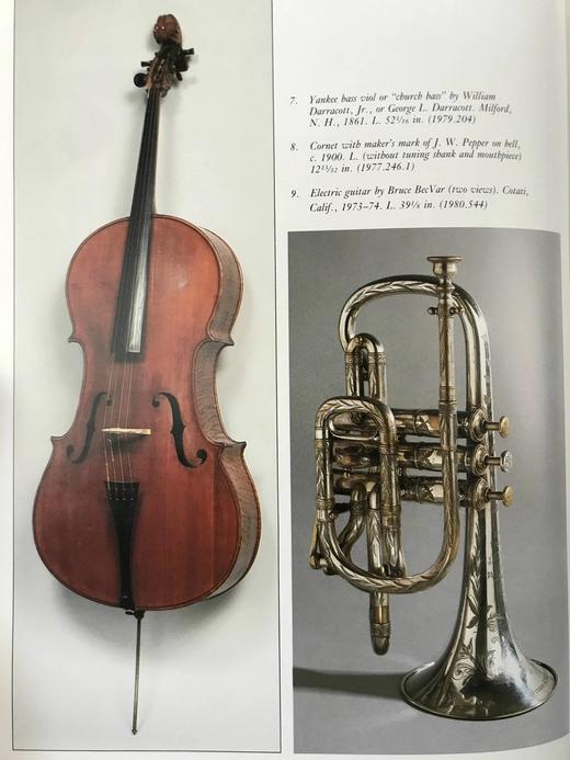 美国乐器图集（馆藏内衬页遗失）  281幅插图 精装16开 商品图13