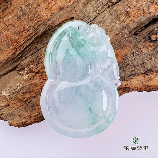 派瑞翡翠 翡翠挂件 糯种 飘花 商品图1