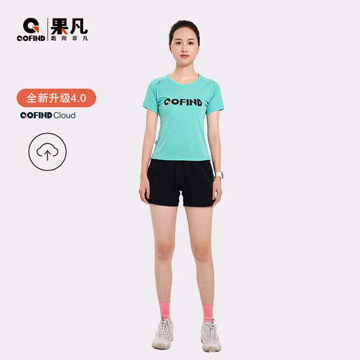 【价值169元|可积分兑换】果凡云感科技系列女士裸感速干运动跑步瑜伽短T恤短袖GTA12134 商品图1