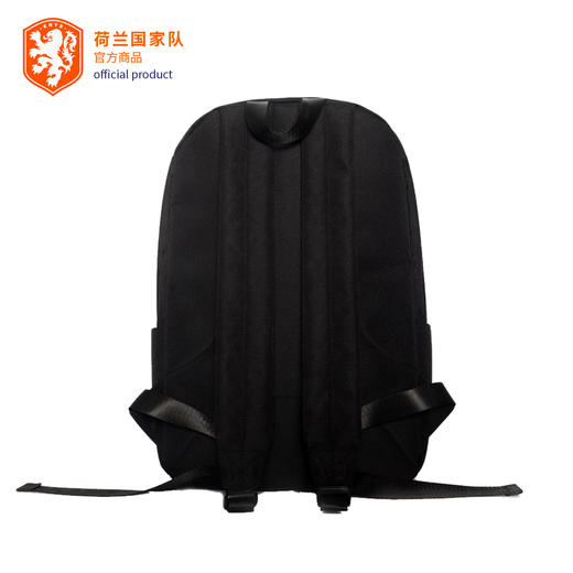 荷兰国 家队官方商品丨新款暗纹黑色印花双肩包 世界杯球迷周边 商品图3