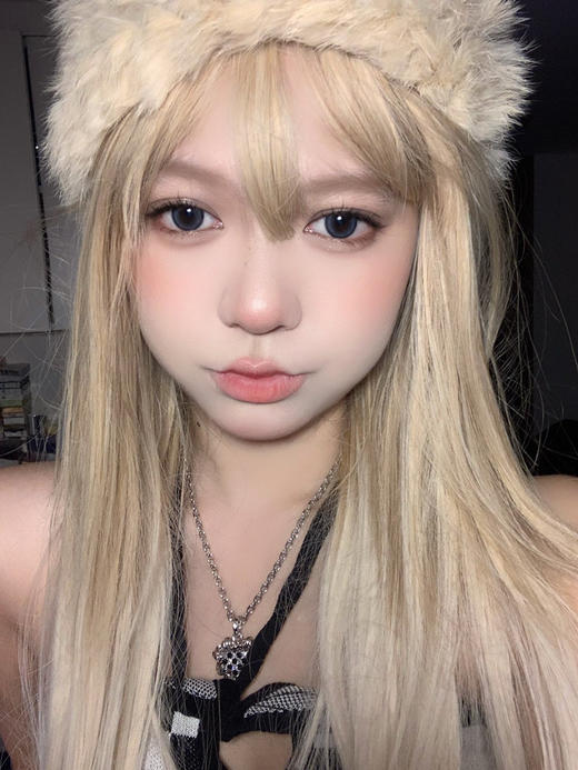 年抛 EallaGirl 雾面奶蓝 14.5  B37 着色13.8-13.9 深蓝 商品图1