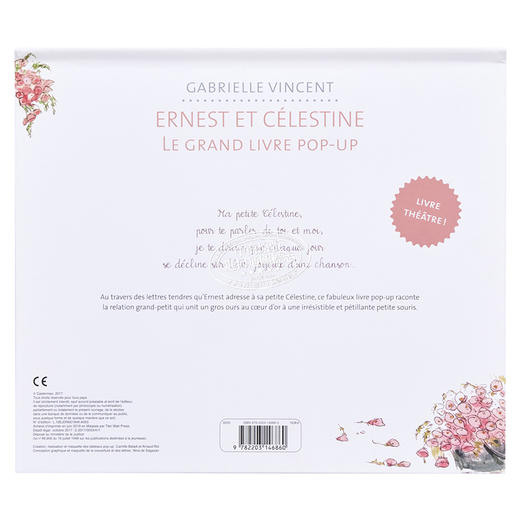 【中商原版】艾特熊和赛娜鼠 立体书 法文原版 Ernest et Celestine Livre theatre 嘉贝丽 文生 Gabrielle Vincent 礼品书 商品图1