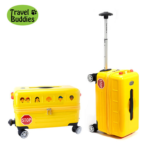 美国travel buddies儿童拉杆箱宝宝可坐可骑时尚万向轮静音行李箱17寸 商品图4