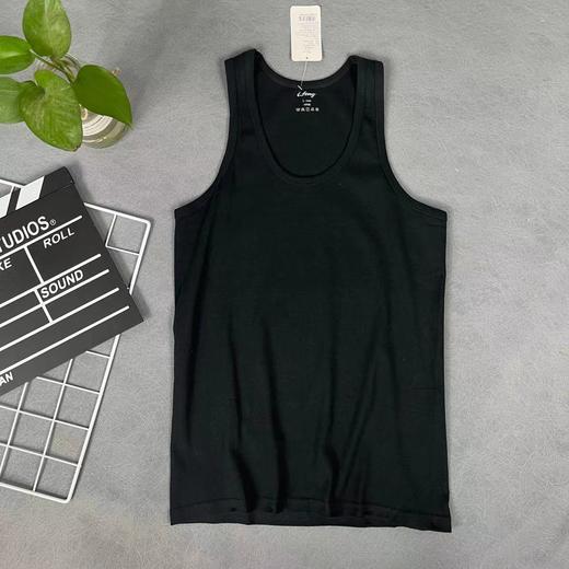 【清仓】 Q3-3宇风 细螺纹背心 窄肩款 全棉背心H109 商品图5