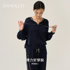SANGLUO睡衣套装休闲轻运动风100%桑蚕丝套头宽松家居服 商品缩略图4