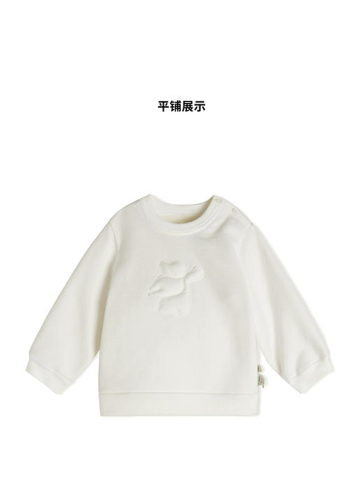 江南布衣童  22年秋款  经典百搭填充图案无帽套头卫衣  YM8410330 商品图2