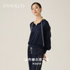 SANGLUO睡衣套装休闲轻运动风100%桑蚕丝套头宽松家居服 商品缩略图2