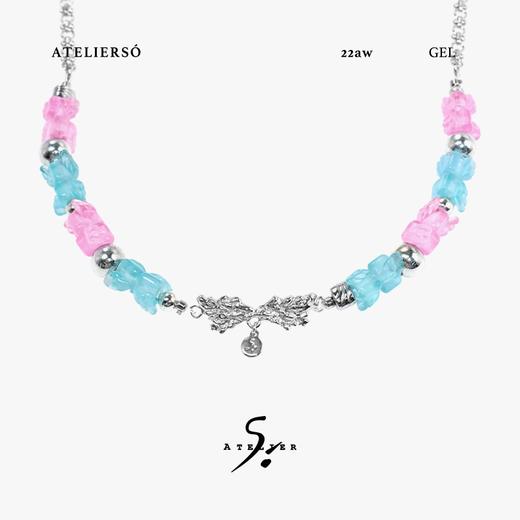 ATELIERSO 22AW果冻系列 果冻翅膀串珠项链 商品图0