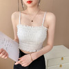 厂家亚马逊外贸欧美新款吊带背心女夏纯色外穿露脐无袖内搭打底衫 商品缩略图2