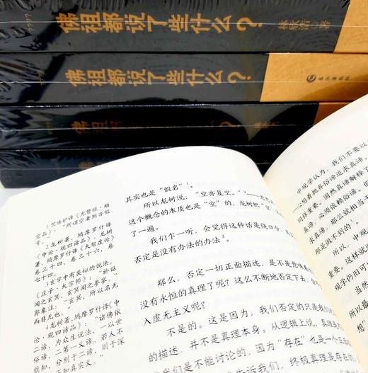 《佛祖都说了什么？》，平装，小16开，林欣浩著，长江出版社2018年版，444页，定价58，售价23元。品相95成。

本书用轻松易懂的写法，介绍了汉传佛教的历史。六道轮回是否存在？罗汉和菩萨谁的级别 商品图3